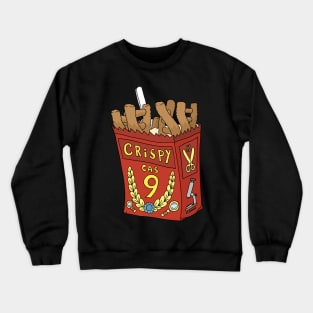 Crispy cas 9 DNA brain food. Crewneck Sweatshirt